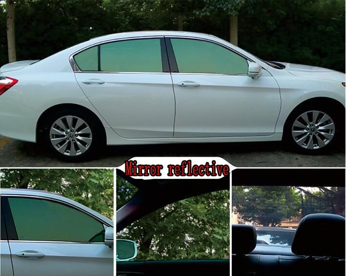 2ply Reflective 5% Charcoal Anti-Scratch Car Window Metallic Tinting Film