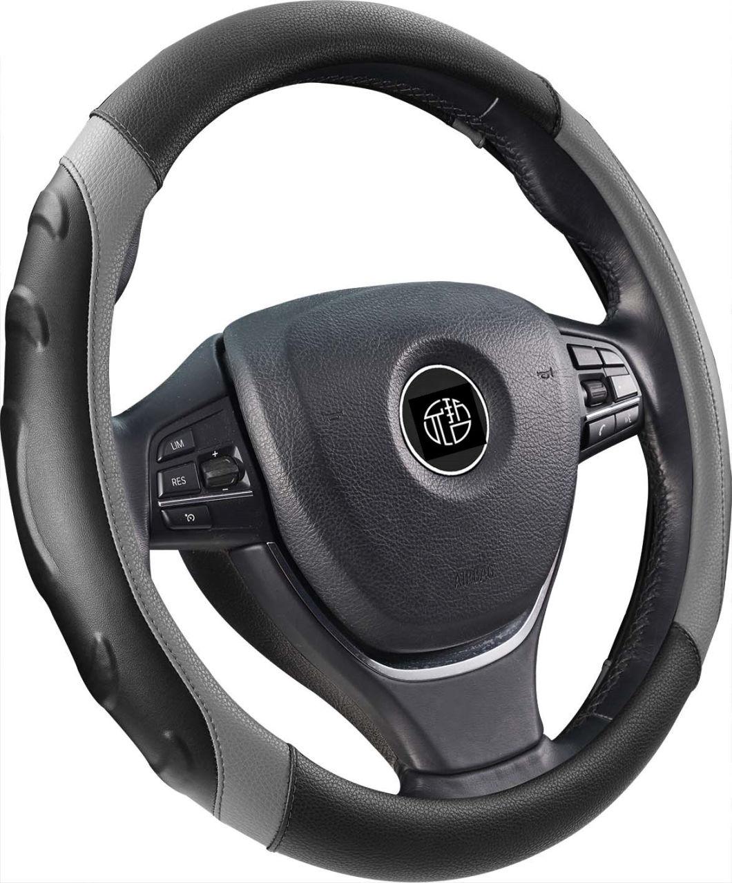 PVC S. M. L Customized Accepted Spare Parts Leather Steering Wheel Cover