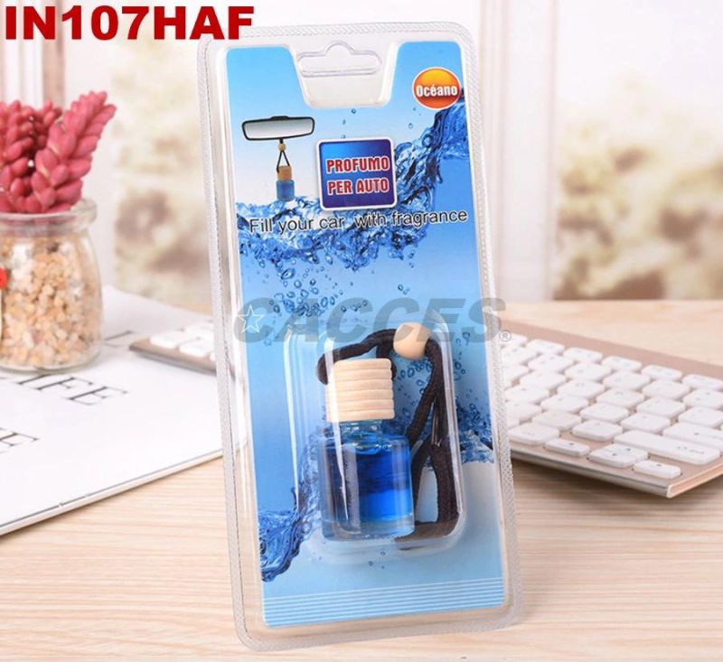 Refillable Car Perfume Glass Bottle Air Freshener Bottle Hanging Fragrance Diffuser Car Diffuser Air Freshener Scented Oil Diffuser, Fragrance for Car, Office