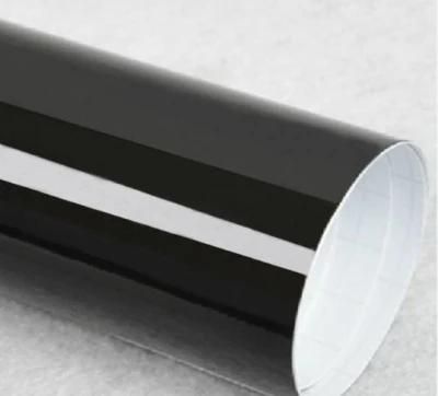 1.35*15m Black High Glossy Sticker Car Roof Protection Film