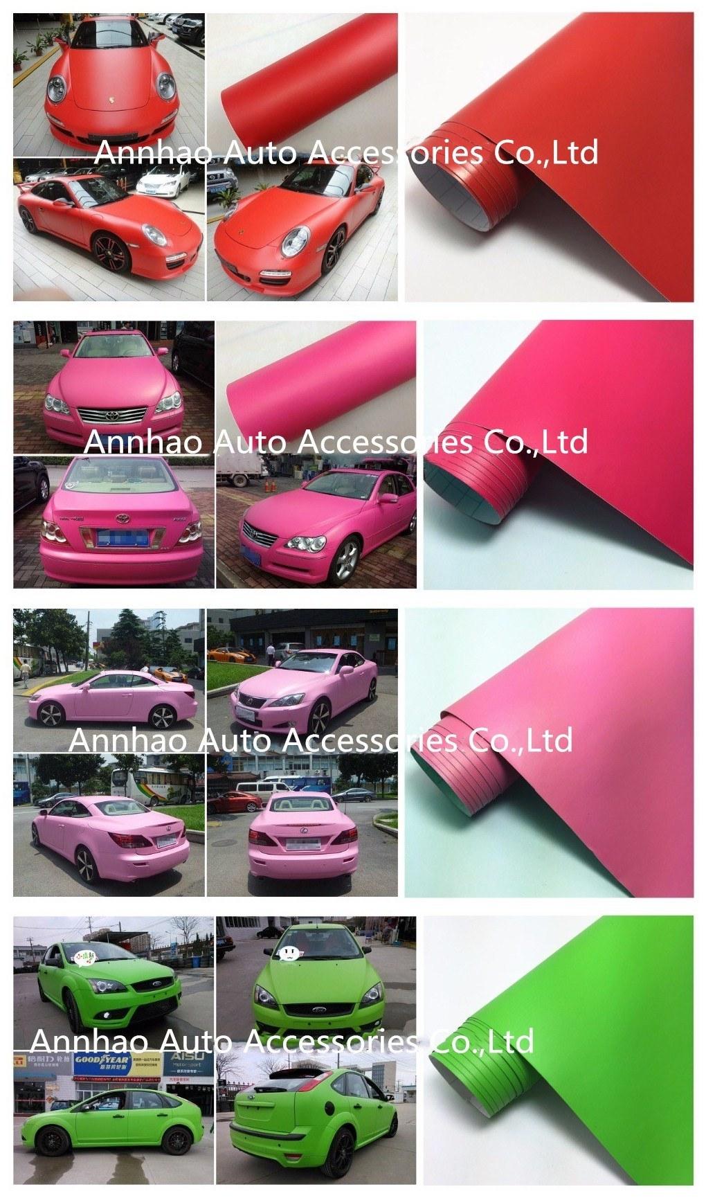 Self Adhesive Waterproof PVC Film Bubble Free Vinyl for Vehicle Wrap Matte