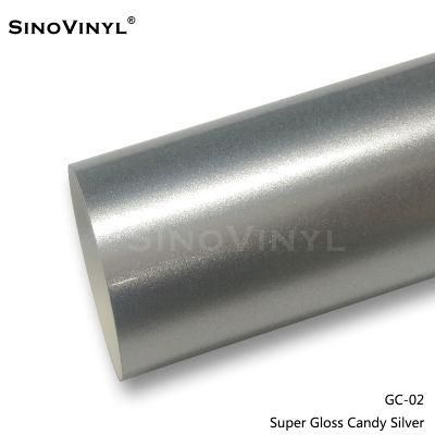 SINOVINYL Reasonable Price Car Decoration Custom Waterproof PVC Material Vinyl Super Gloss Candy car Cover Auto Wrap Vinyl Foil