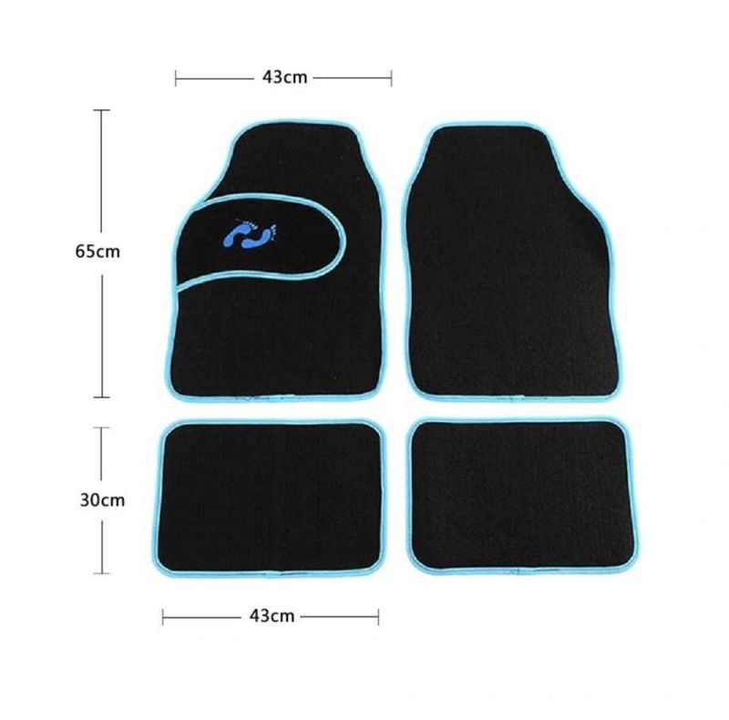 High Quality Flocking Car Floor Carpet Mat Mats Set