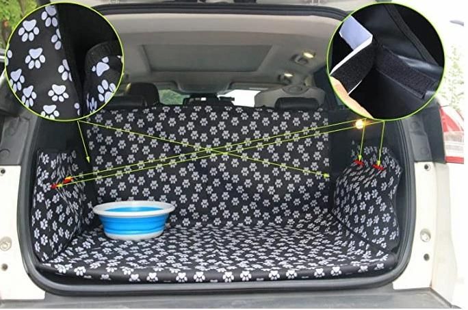 Pet Dog Trunk Cargo Liner - Oxford Car SUV Seat Cover - Waterproof Floor Mat for Dogs Cats - Washable Dog Accessories