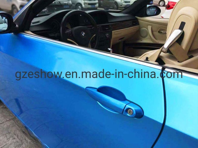 Glossy Metallic Sea Blue Wrap Film Paint Protection Film