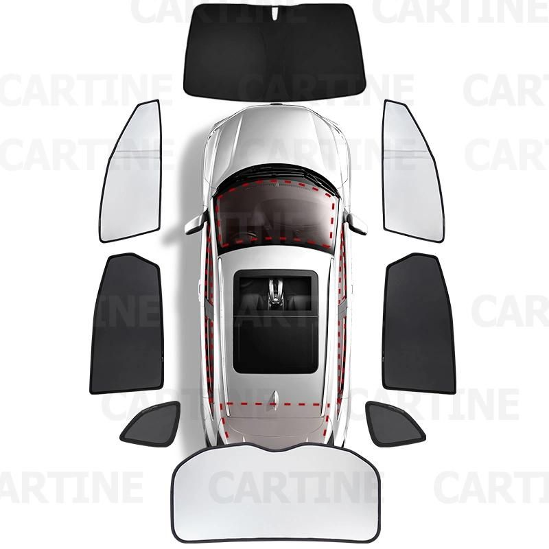 Custom Fit Car Sunshade, Magnet Car Sunshade, Light-Proof Car Sunshades