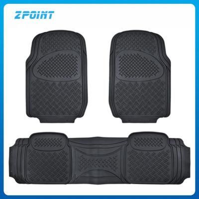 Car Accessory All Weather PVC Floor Mat in Black