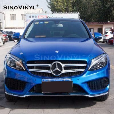 SINOVINYL Car Wrap Stickers Electro Metallic Vehicle Wrapping Vinyl