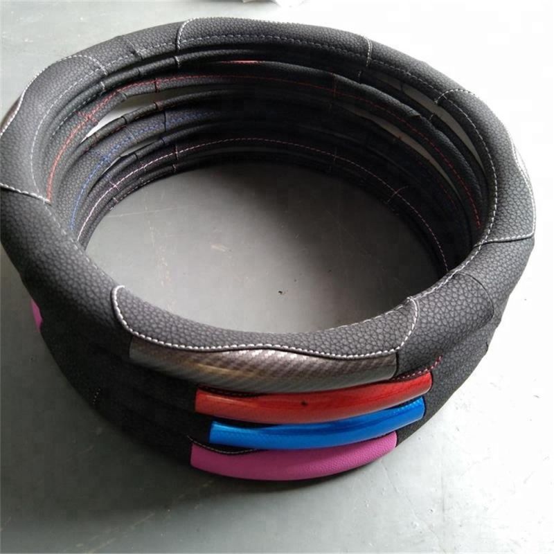 Custom Durable Leather Automobile Car Steering Wheel Cover