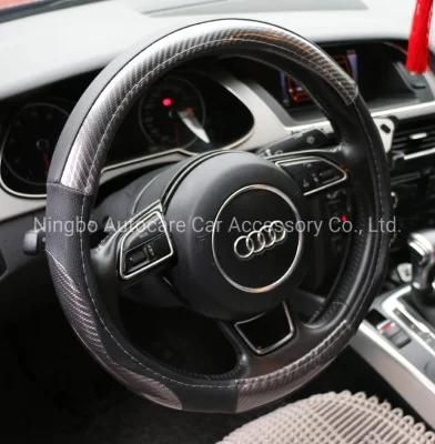 PVC Carbon Fiber Steering Wheel Cover