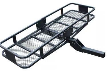 Steel Mesh Hitch Mounted Basket Luggage Racks Cargo Carrier