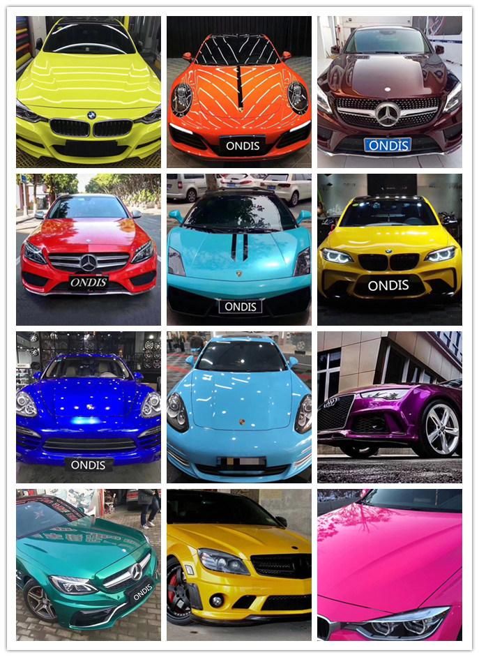 1.52*18m Adhesive Car Body Wrapping Decoration Car Sticker Crystal Super Glossy Vinyl