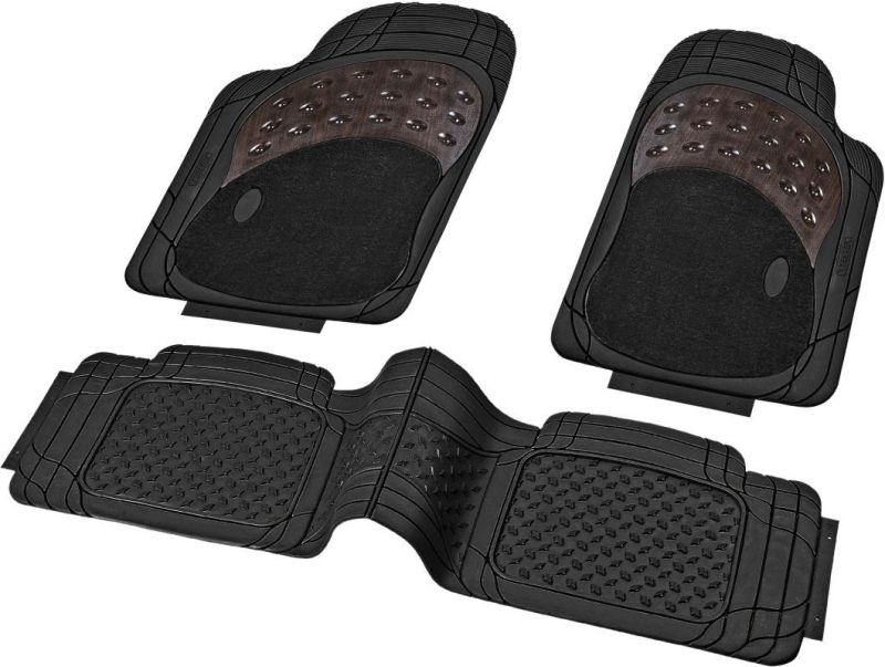 3PCS Full Set All Rear Cover PVC Car Floor Mat Anti-Slip