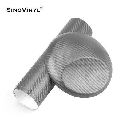 SINOVINYL 3D Carbon Fiber Vinyl Car Body Vinyl Wrap Sticker Auto Vinyl Film