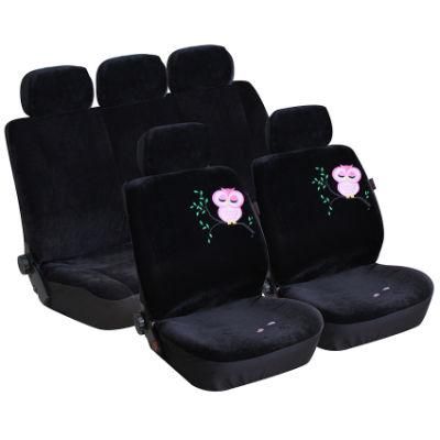 Customized Universal Size Plush Car Seat Cover Dust Resistant