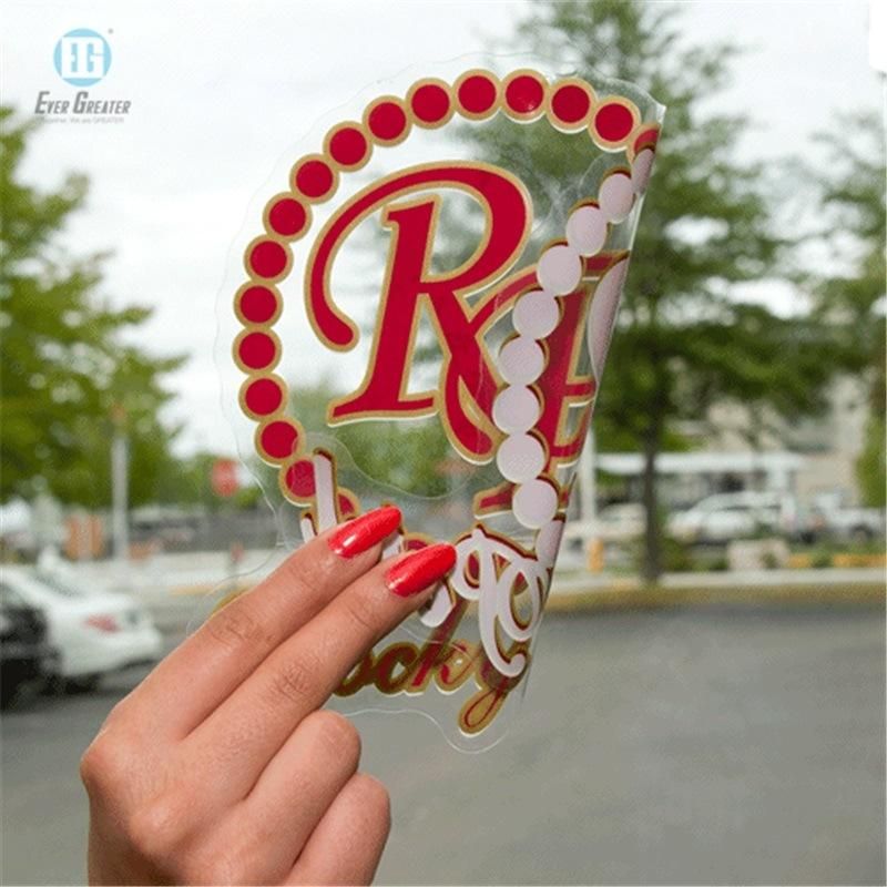 Promotional TPE Laser Sticker Gift Static Cling Stickers PVC Sticker