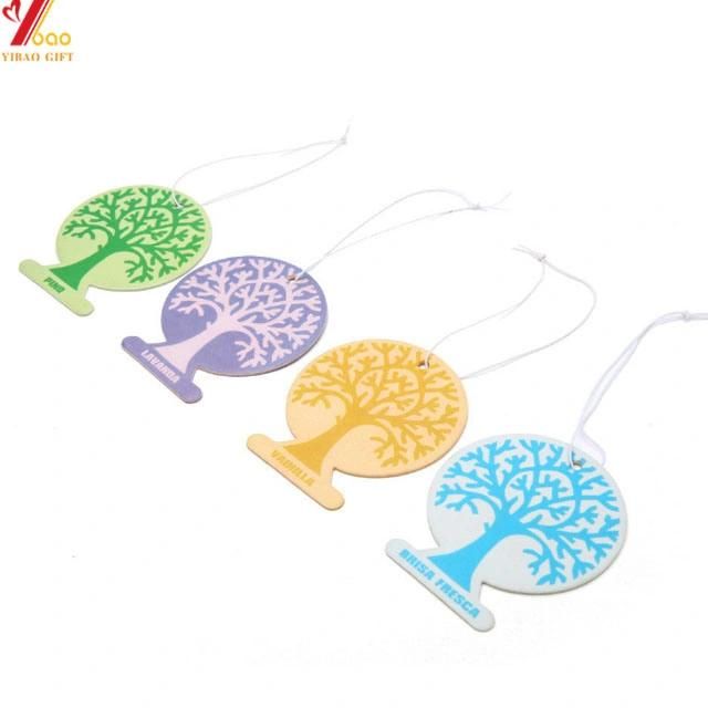 Wholesale Promotional Souvenir Gifts Custom Best Hanging Printing Paper Car Air Freshener Air Fresheners (YB-AF-8)