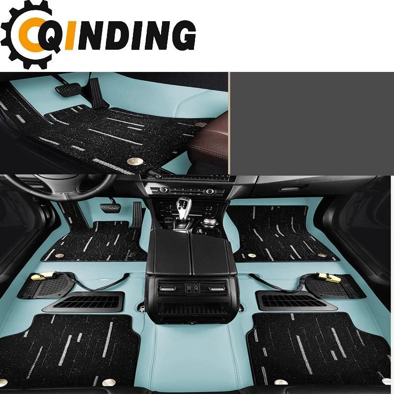 Factory Wholesale Car Accessories 3D TPE Rubber Car Floor Mats 4-Piece Black Rubber All-Season Trim-to-Fit Floor Mats