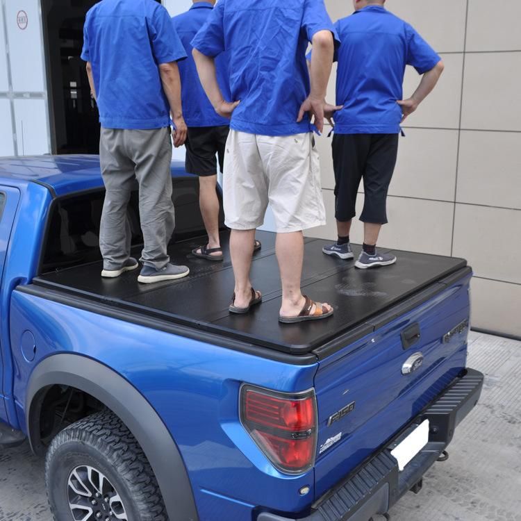 Factory Folding Truck Bed Cover Hard Tri Fold Tonneau Cover for Gladiator Jt 2021