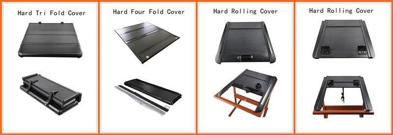 Custom 4X4 Aluminum Roller Shutter Rear Tonneau Cover for Ranger with Lock Truck Bed Covers for All Pickup