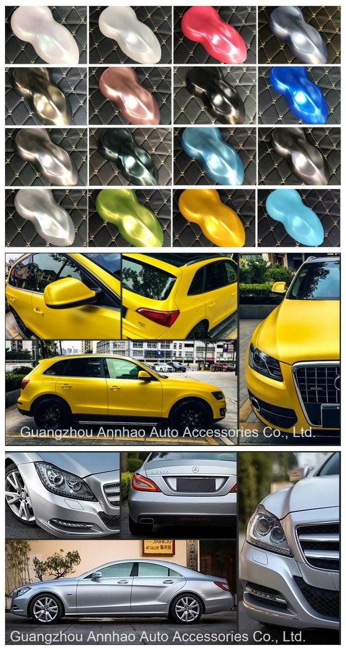 Car Body Sticker Paper Automatic Car Cover Electric Matte Metal Chrome Vinyl Wrap