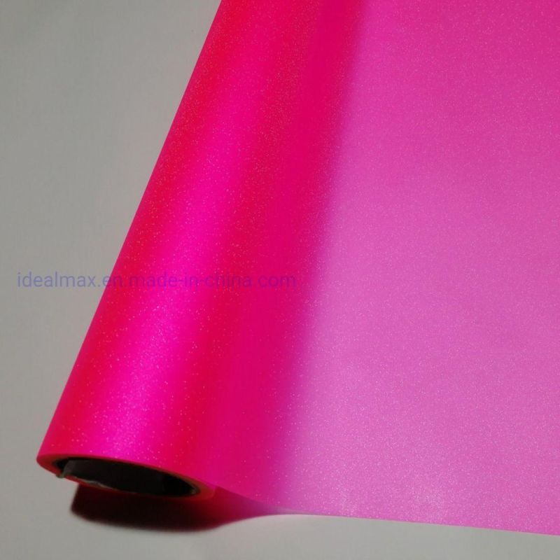 Wholesale Self Adhesive 0.3X9m Pink Car Vinyl Foil Glitter Light