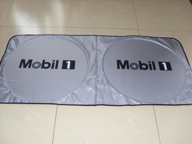 Custom Advertising Promotional Front PE Magnetic Car Sunshade Foldable and Car Window Sunshade Snow Sunshade