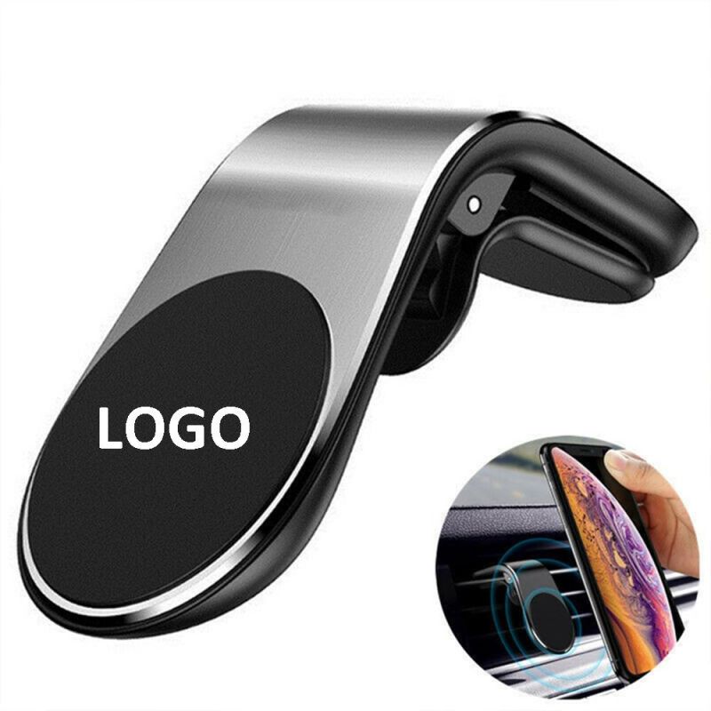 Aluminum Alloy Magnetic Car Air Vent Holder for All Sizes Phones