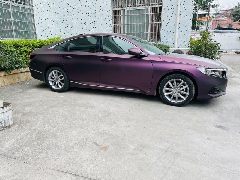 Ultra Matte Purple Flow Vinyl Wrap for Car Wrap Styling Film