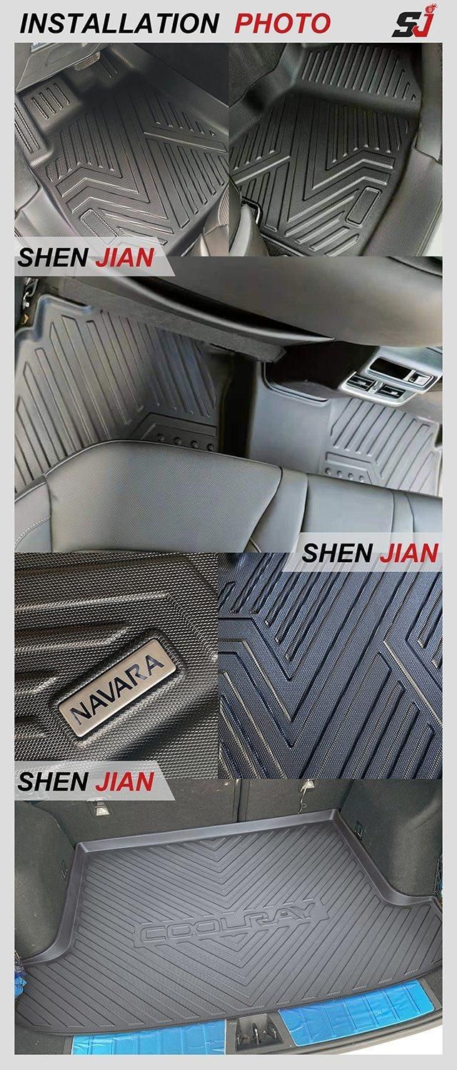 TPV Material Dustproof All Weather Car Mats for 2020-2021 Almera/Sunny