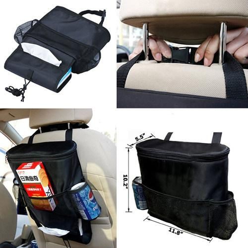 Distributor Multifunctional Nylon Travel Storage Car Back Seat Organizer Bag