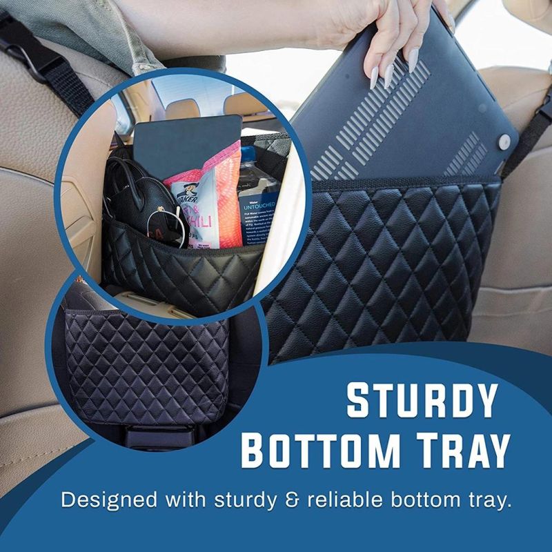 Automotive Console Organizer Universal Handbag Holder for Car Front Seat Auto Storage Accessories for Men Women Interior