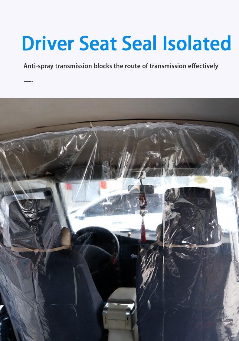 Anti-Splash Protect Driver Taxi Transparent Car Isolation Film