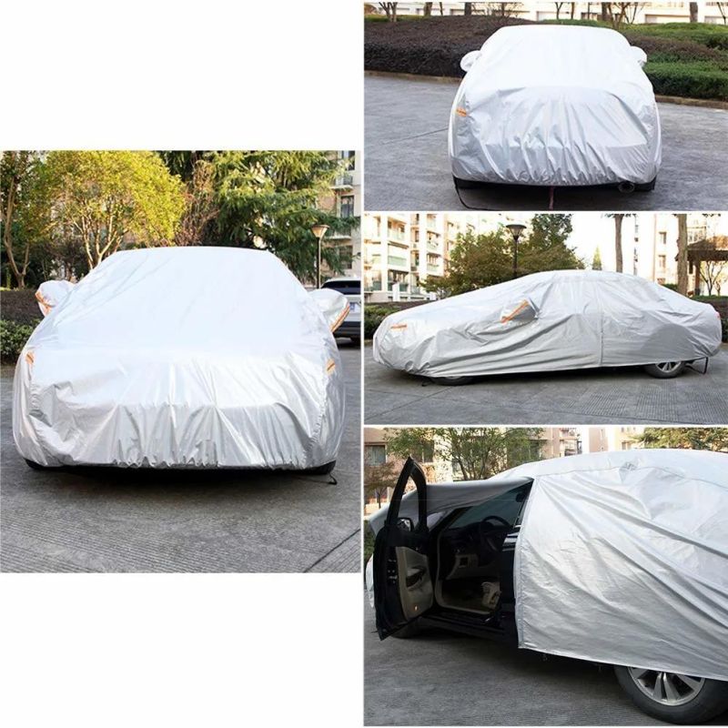 Heavy Duty Silver PEVA Car Cover for SUV