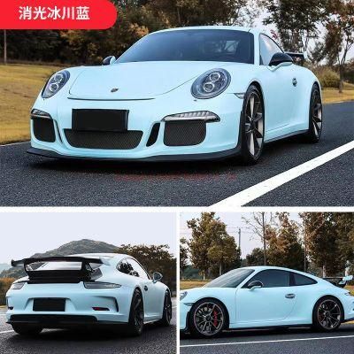 Car Color Changing Film Matte Turquoise Blue Car Protective Film Sticker