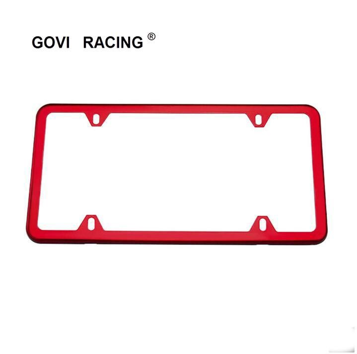 Aluminum Alloy Bumper Protector License Plate Frame