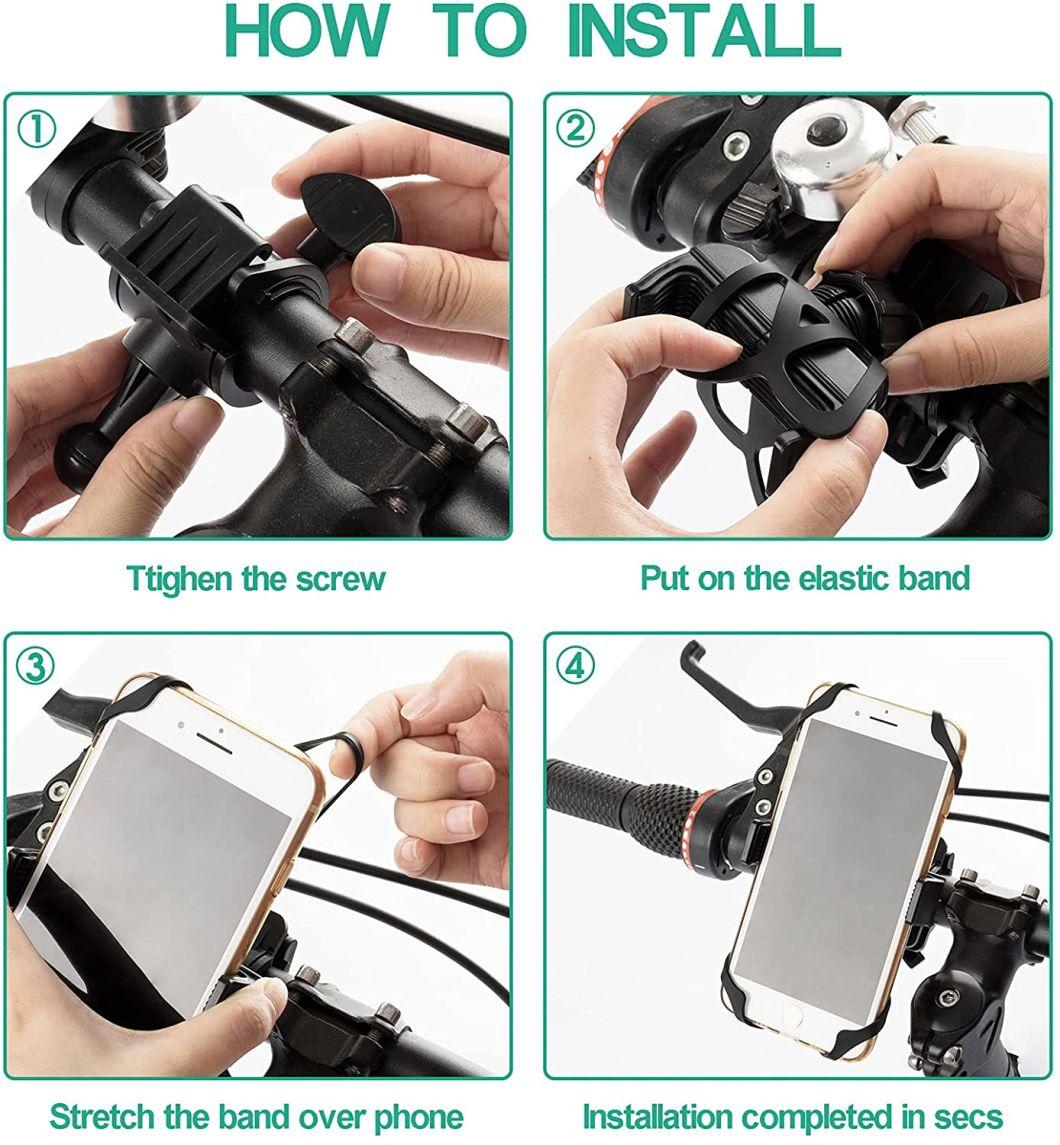 Bicycle Bike Phone Mount Cell Phone Holder