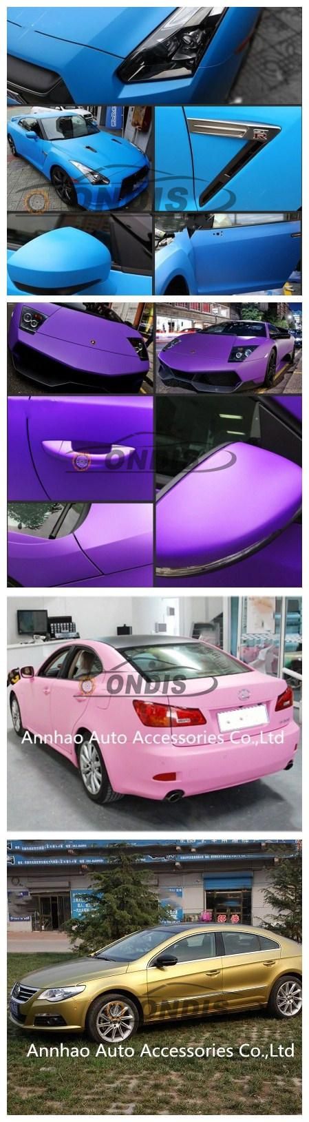 Ondis High Quality Matte Car Wrap Vinyl Film for Car or Phone Electric Equipment