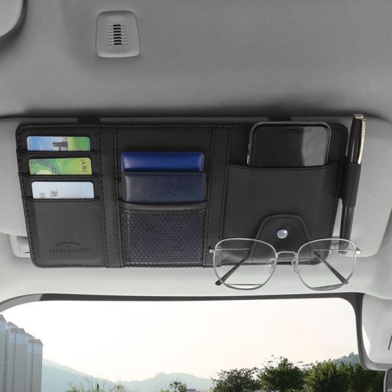 Car Sun Visor Organizer, Interior Interior Accessories Pocket Organizer, Car Truck Sun Visor Case, CD Card Pencil Case Wyz20438