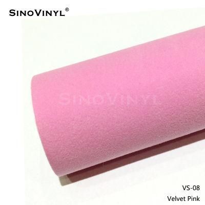 SINOVINYL Wholesale UV Resistant Air Free VS-05 Velvet Yellow Car Wrapping Color Changing Vinyl Film