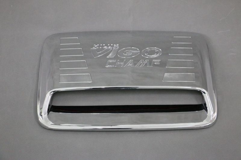 Nice Design Good Quality Black Chrome Engine Hood Cover for Hilux Vigo 2012