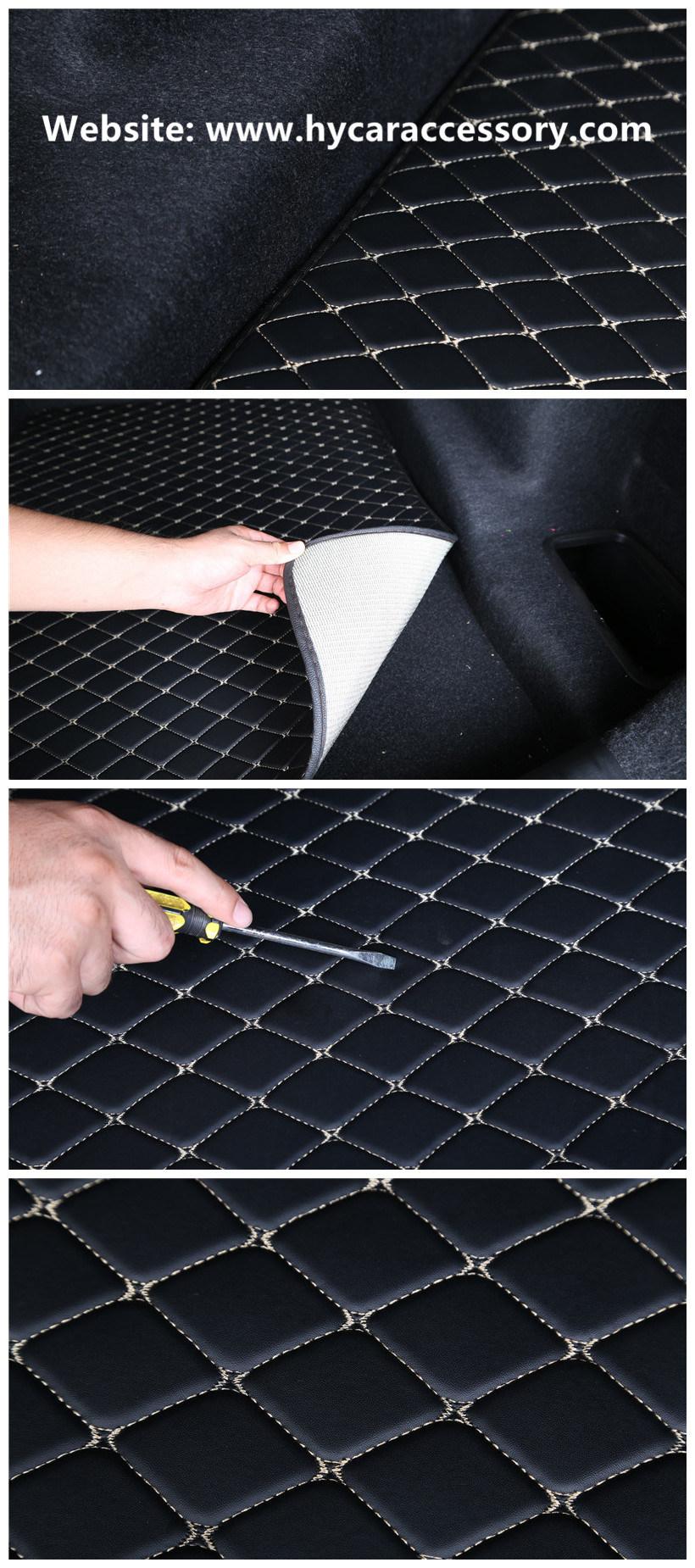 Wholesale Customized Eco-Friendly Wear Special Leather Carpeted Car Trunk Mats