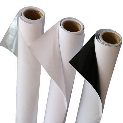 Pet Removable Black Glue Self Adhesive Vinyl UV Print Film