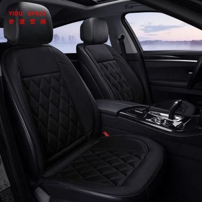 Ce Certification Car Decoration Car Interiorcar Accessory Universal 12V Black Heating Cushion Pad Winter Auto Heated Car Seat Cover