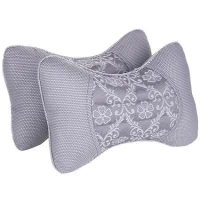 Black PU Car Neck Headrest Pillow