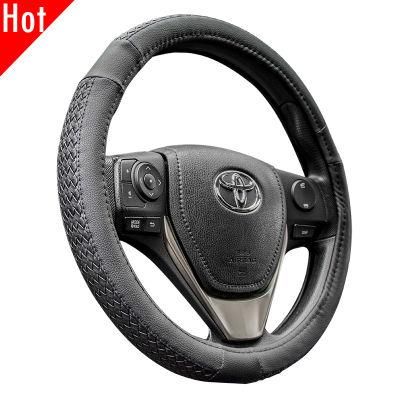 Good High Quality 15 Inch Universal PU PVC Steering Wheel Cover 80145A