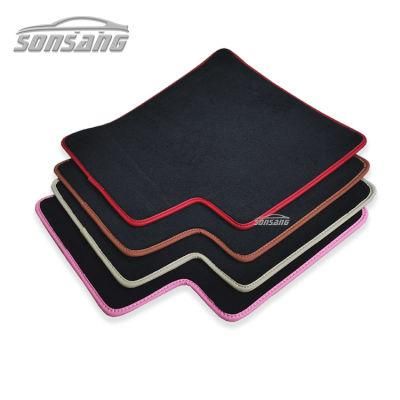 Sonsang Manufacturer Wholesale Uncut Pile Car Mats 4 Pieces Universal Anti Slip Backing