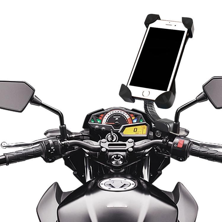 Bike Mount Mobile Phone Holder, Universal Bike Phone Holder for Bicycle and Motorcycle