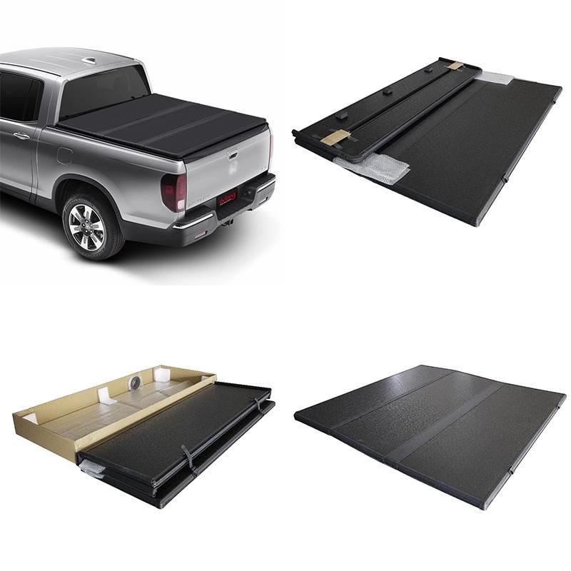 Low Profile Truck Bed Cover Hard Tri-Fold Tonneau Cover for Toyota Tundra