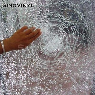 SINOVINYL 2 Mil 4 Mil 8Mil 12Mil 1.52x30M Transparent Self Adhesive PET Foil Black Safety Car Building Window Glass Protection Tinted Film